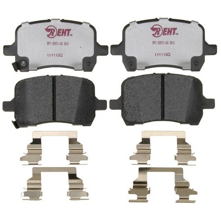 R/M Brakes BRAKE PADS OEM OE Replacement Hybrid Technology Includes Mounting Hardware EHT1160H